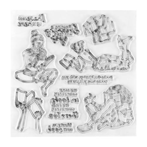 Nicear Kit de moldes para sellos de scrapbooking. Moldes y sellos para scrapbooking. Incluye kit, sellos de silicona y moldes de metal. La manualidad de papel perfecta para hacer tú mismo.