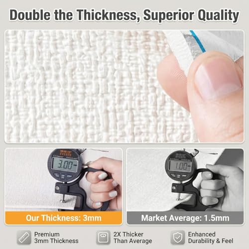 Papier peint autocollant 3mm masquant les défauts des murs