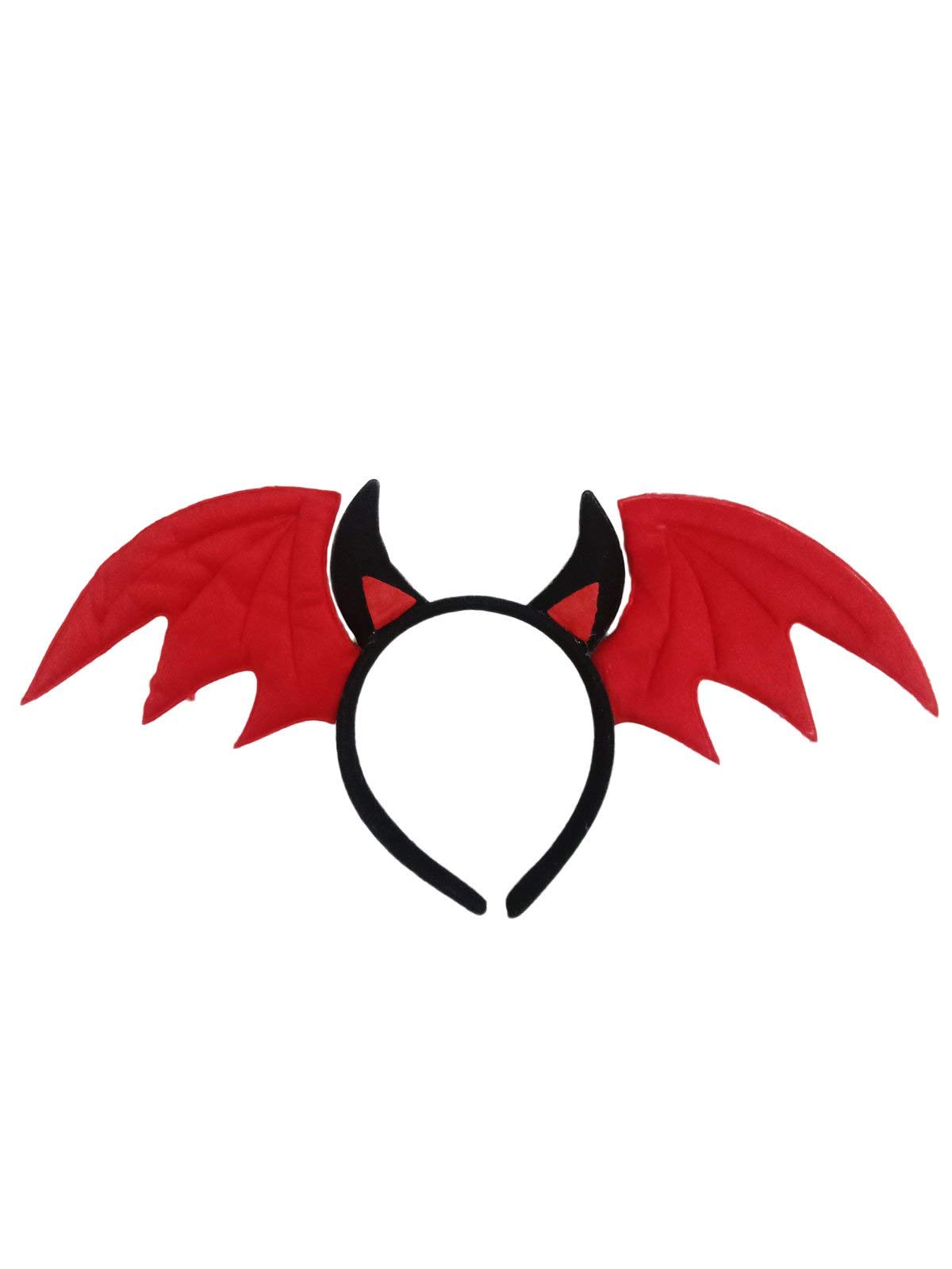 BookMyCostume Dracula Vampire Devil Bat Headband Kids Fancy Dress Costume Accessory for Halloween Free Size Black/Red (B08KT3MJLY) Amazon Price History, Amazon Price Tracker