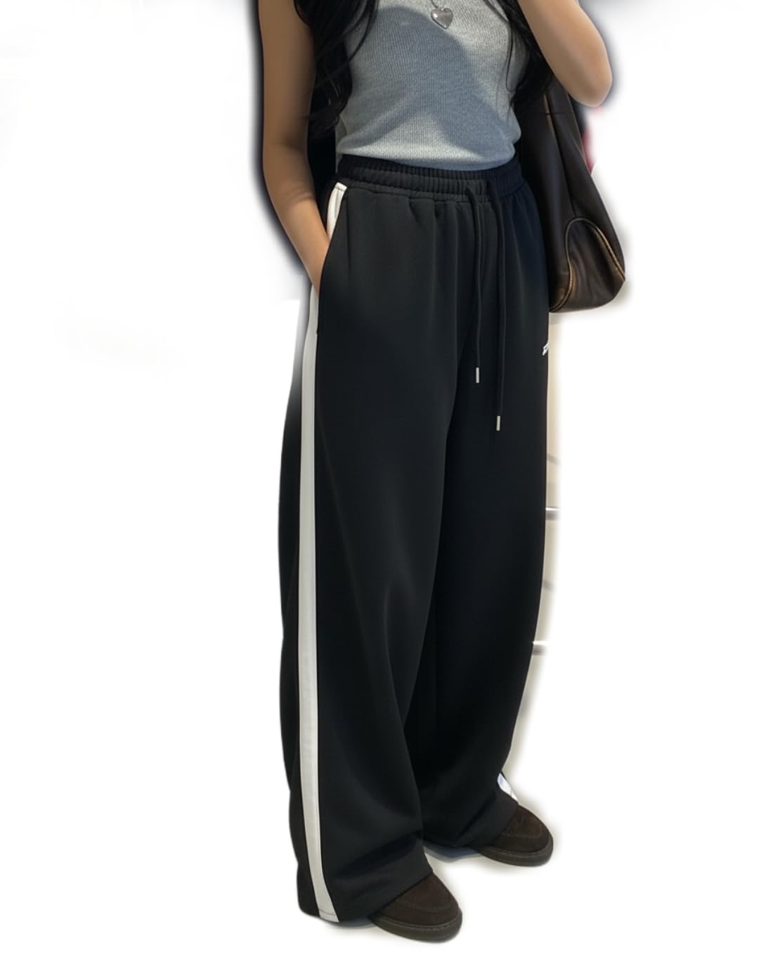 Track Pant for Women || Baggy Fit || Track Pants || Full Elastic Jogger Track Pant ||-image-16