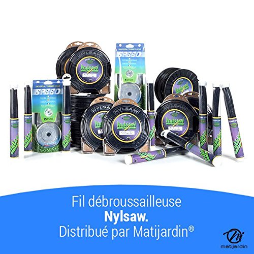 Hilo Nylon nylsaw 4,5 mm x 16 M dentados Blister par 5 – Pieza Neuve