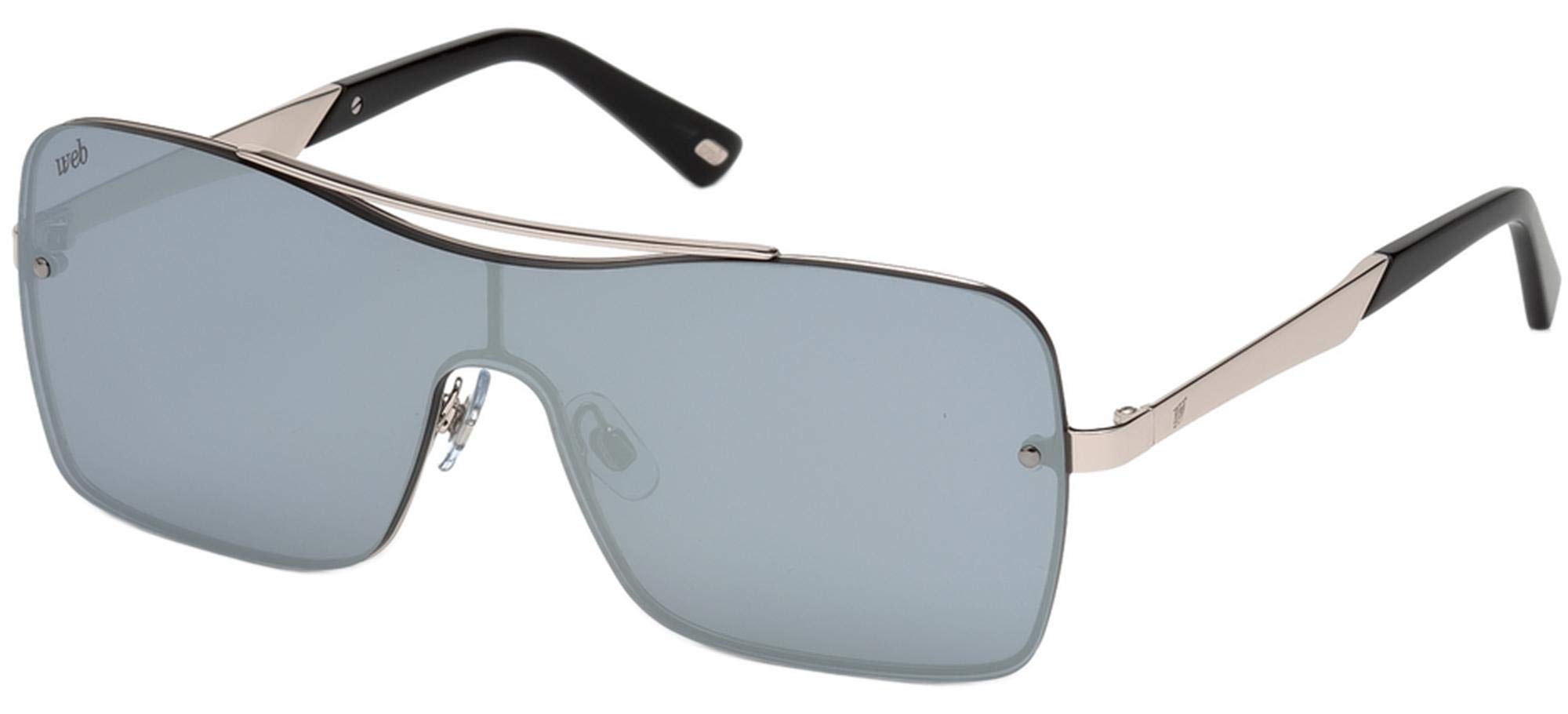 Web Eyewear UV Protected Silver Shield Full rim Sunglasses for Men - WE0202 00 16C
