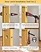Door Latch Installation Kit, Door Latch Mortise Tool & Metal Door Lock Hole Saw Kit for Use with 1-3/4