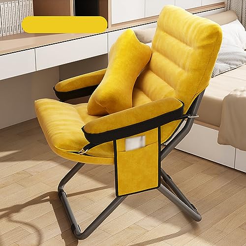 NAKEAH Salle Chaise paresseuse avec accoudoir, Chaise Salon Pliante Confortable Moderne Chaise de Loisirs canapé allongé pour Chambre à Coucher, Bureau,...