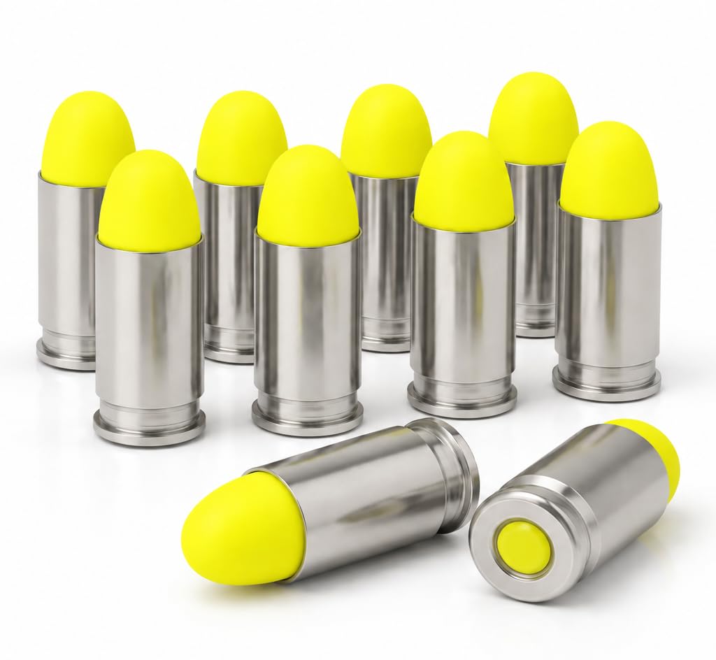 9mm Premium Metal Dummy Rounds – Reusable Snap Caps, Neon Green-picture-20