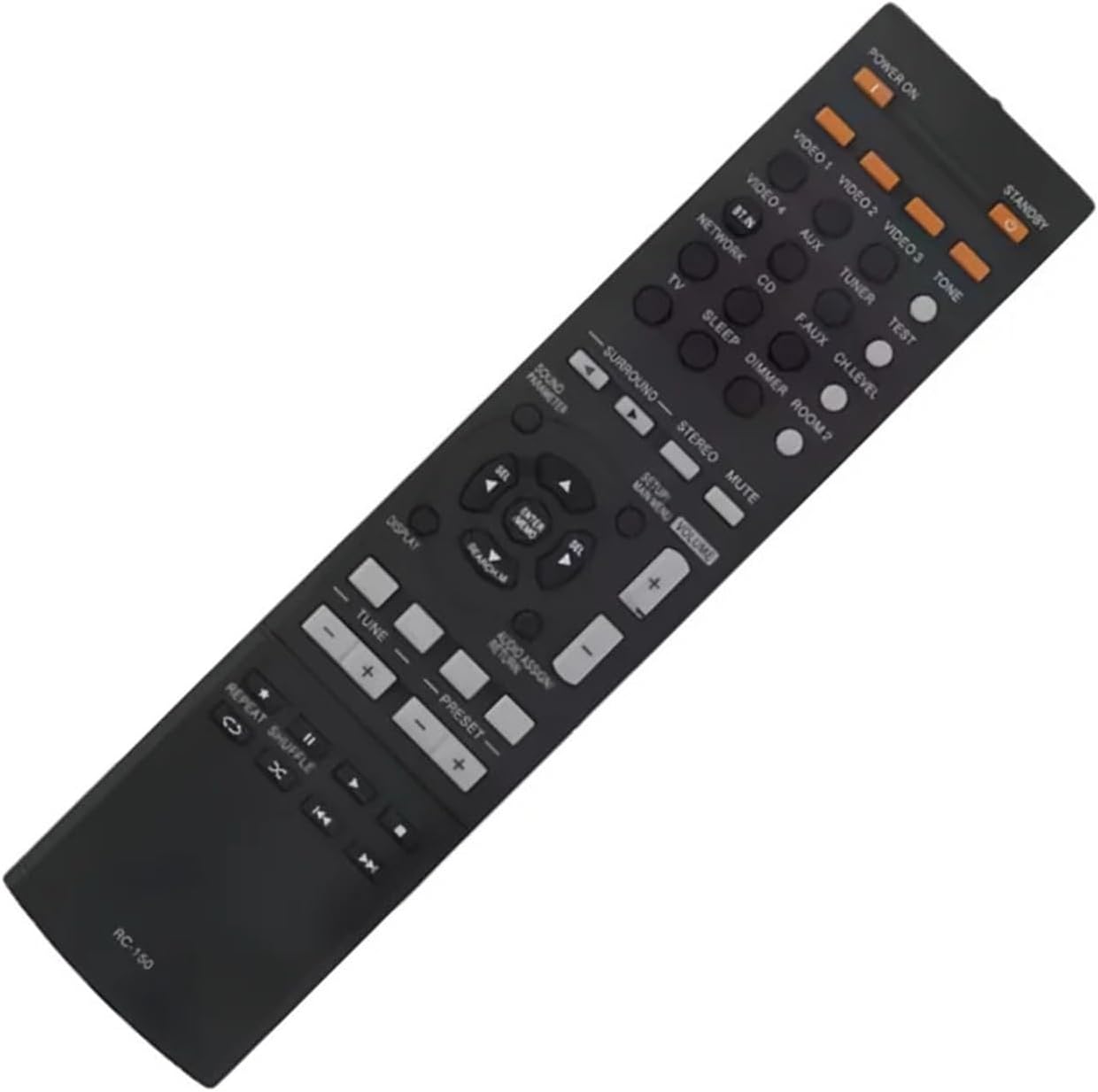 1pc Sherwood AV Receiver Remote Control Replacement N63R-2X RC-150 R-507 Compatible Universal For Audio Video Equipment