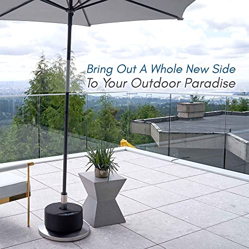 Gravipod 14 Round Umbrella Base Weight - Up to 50 lbs - Thumbnail 6