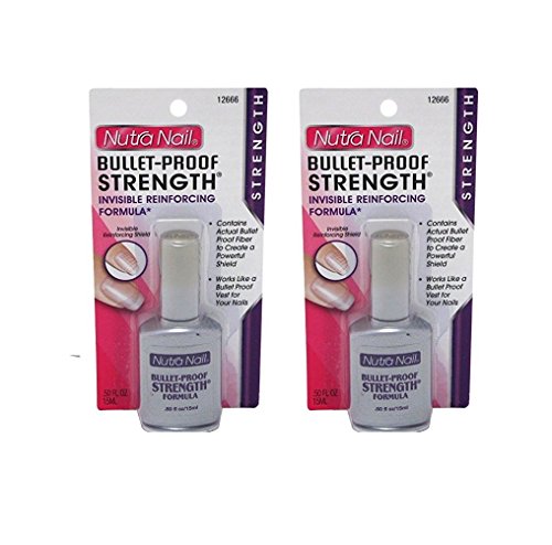 Nutra Nail Bullet-Proof Strengthening Formula 0.5 Oz (Pack of 2)