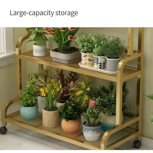 Étagère à plantes fer forgé pour optimiser l'espace des petits balcons - 6