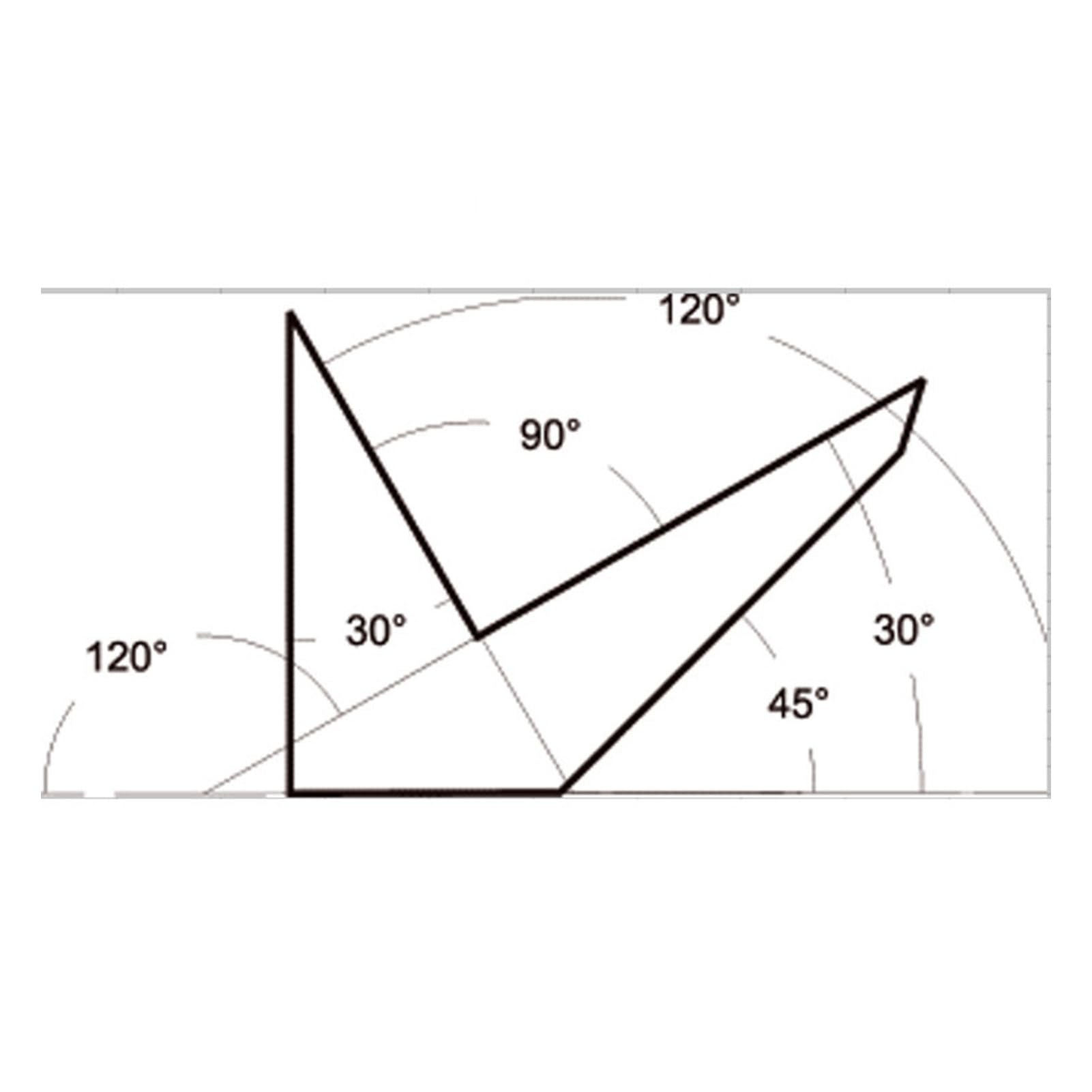 Jiawu Équerre D'ingénieur Machiniste avec Base, équerre de Machiniste Multi-angle 30° 45° 90° 120°, Outil de Règle D'onglet en Acier au Carbone pour la Mesure des Pièces, Menuisier