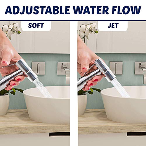 Miniatura 4 de Kit De Rociador De Bidet De Acero Inoxidable, Fácil De Instalar Para Higiene Personal Y Rociador De Inodoro