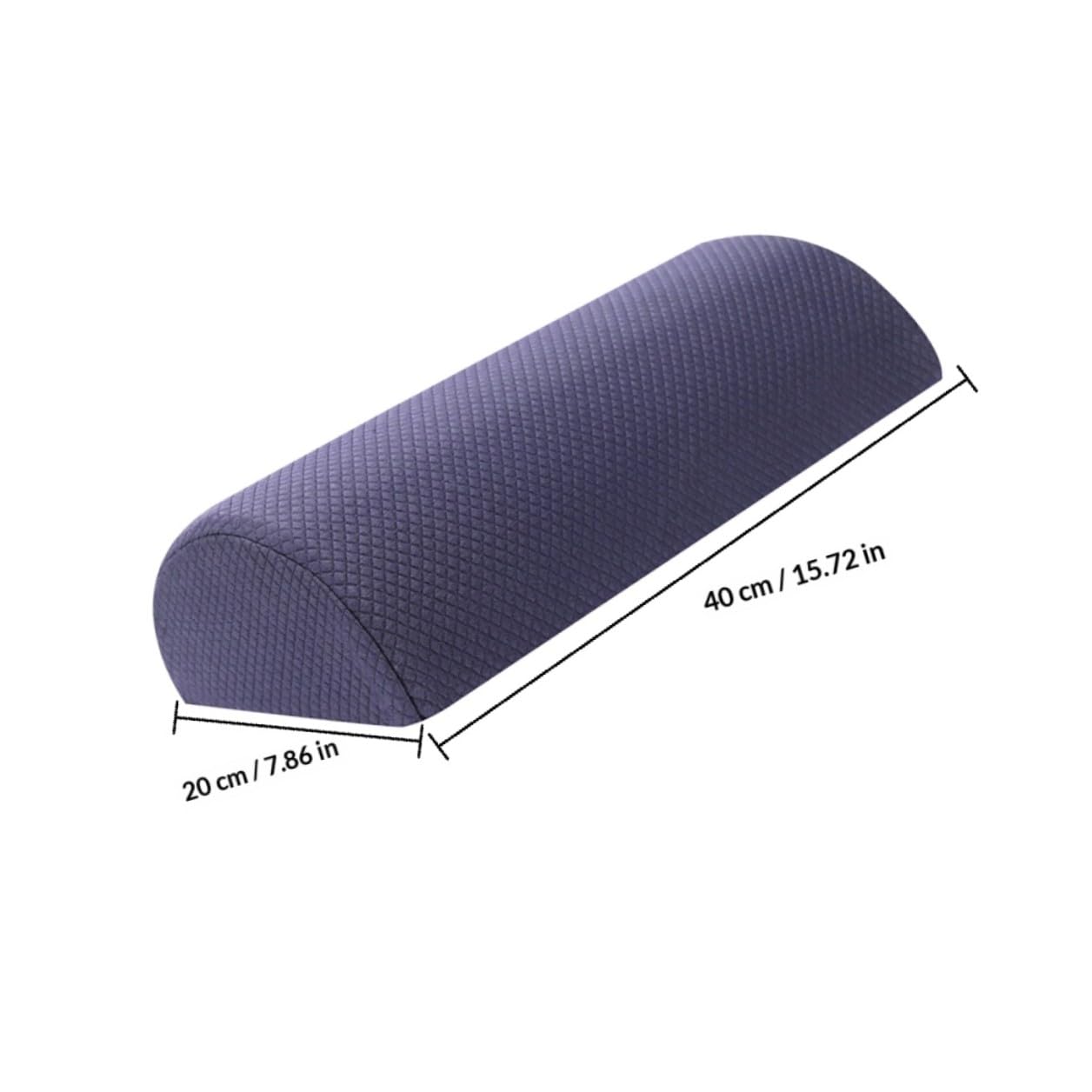 IMIKEYA Cuscino per Ginocchia in Memory Foam, Grande Cuscino a Rullo per Gambe Rivestimento Lavabile e Staccabile, Supporto Lombare Ergonomico per Uso Domestico, Viaggio, Auto e Ufficio