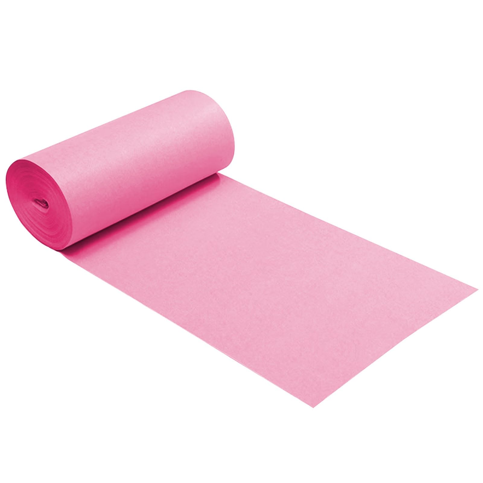 Liyadolaam Pink Aisle Runner Wedding Rug 2mm Thick Polyester Runway Carpet Runners Non-slip Bridal Walkway Carpet Roll for Party Prom Indoor Outdoor Weddings(1x10m(3.3ftx32.8ft))