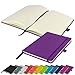 Produktbild A5-Notizbuch neu liniert Hardcover-Tagebuch Notizblock Notizen Tagebuch (lila)