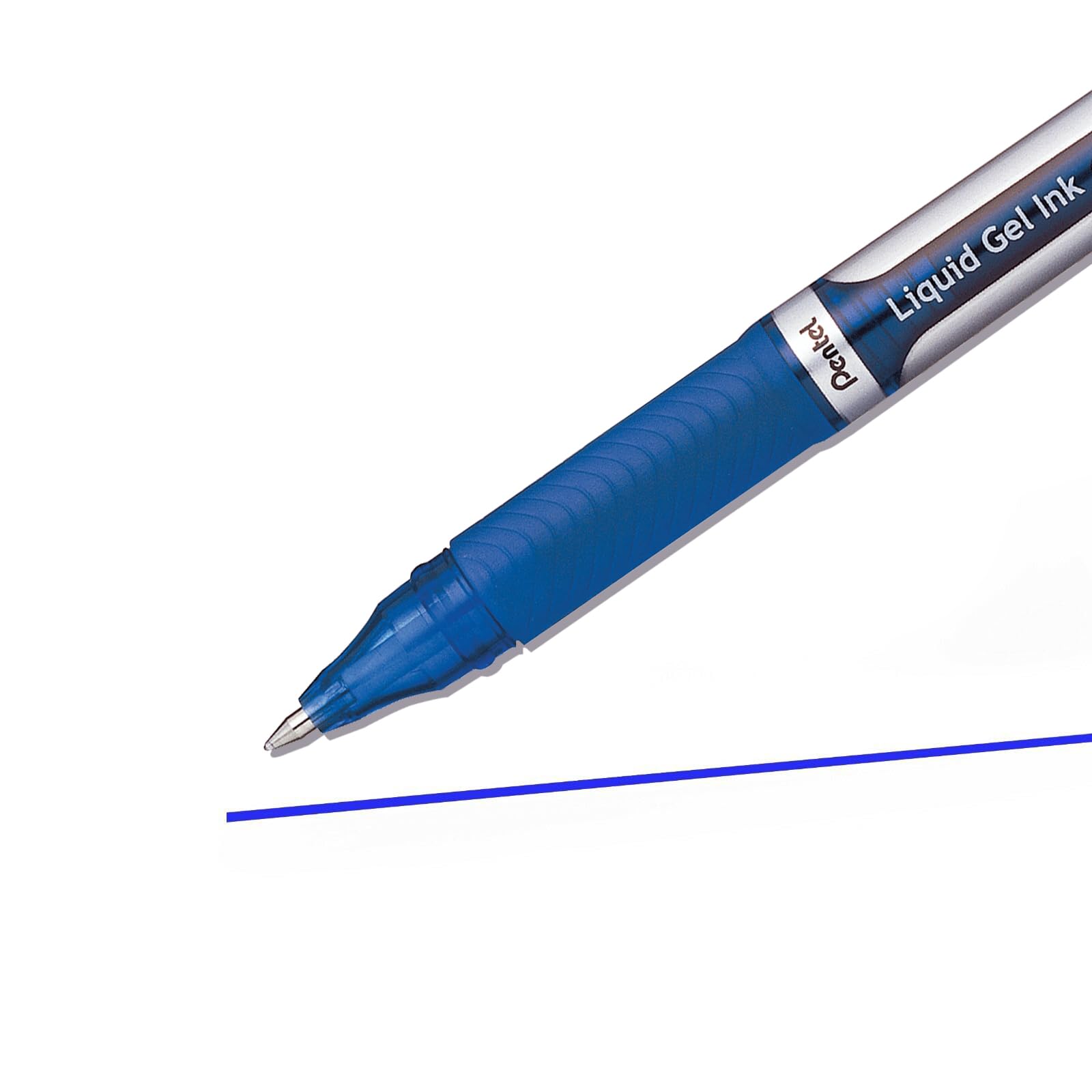 Pentel BL57 Energel XM roller 0,7 mm a cappuccio, blu, 12 pezzi