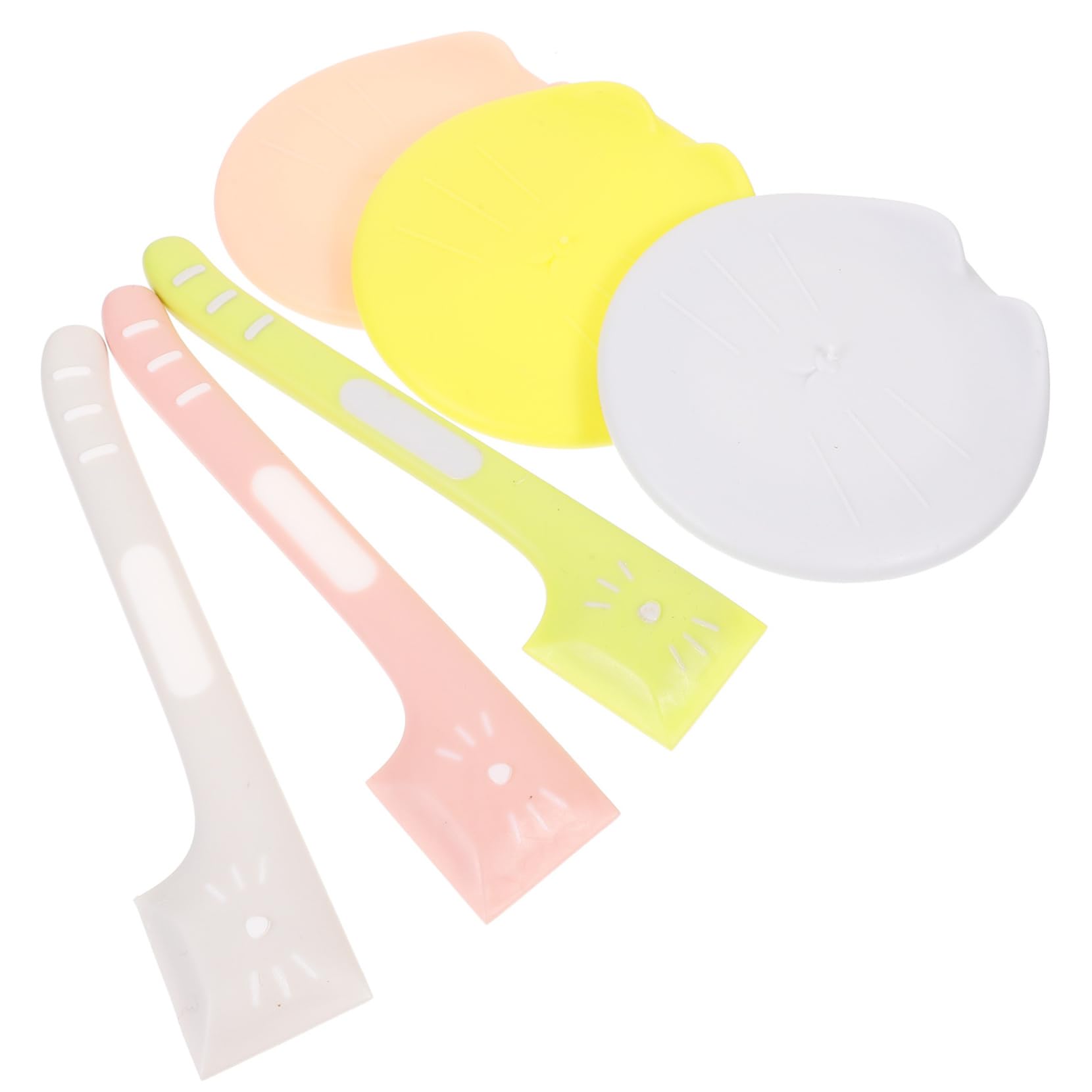 CIYODO 1Set Convenient Cat Food Spoon and Can Covers Durable Tpr Pet Food Scoop and Lids for Easy Sealing and Freshness for Dog and Cat Canned Food Storage