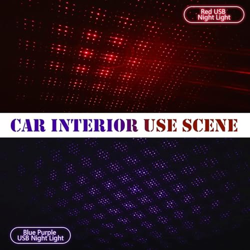 Image of Drumstone TopRated 𝟏𝟓𝐘𝐫 𝐖𝐚𝐫𝐫𝐚𝐧𝐭𝐲 USB Star Projector Light Plug in LED Car Roof Night Light for Room Party Decoration Ambient Galaxy Lamp Remote Control Rotating Mood Light