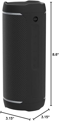 Miniatura 8 de EDUPLINK Altavoz Bluetooth portátil Bocina de 40 W inalámbrico potente graves fuertes soporte de sonido estéreo TF USB reproducción de música carga