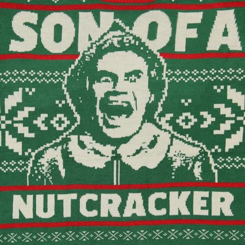 Bioworld Elf The Movie Men'S Buddy Son Of A Nutcracker Ugly Christmas Adult Holiday Knit Pullover Sweater 4 Bioworld Elf The Movie Men’S Buddy Son Of A Nutcracker Ugly Christmas Adult Holiday Knit Pullover Sweater