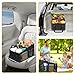 Car Organizer, Car Backseat Organizer for kids, Car Organizer with Divide, Handles and Multiple Mesh Pockets, Passenger Seat Organizer, Travel Accessories Collapsible Small Car Seat Storage Caddy