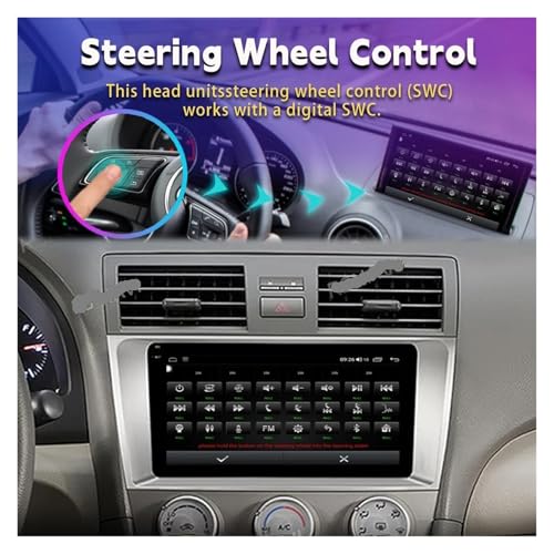 Navegador GPS estéreo Android 15 para Toyota Camry 2006-2011 con Bluetooth 5