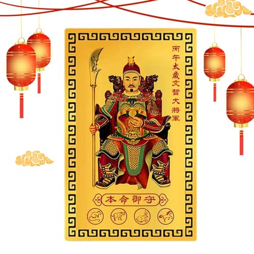 Baraja de saludo místico: notas de la con dibujos vintage,