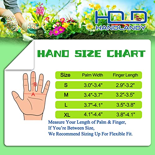 Image of HANDLANDY Rose Pruning Gloves for Men Women, Thorn Proof Gardening Gloves | Long Leather Gardening Gloves, Breathable Leather Gauntlet, Best Garden Gifts & Tools for Gardener (Beige, XL)