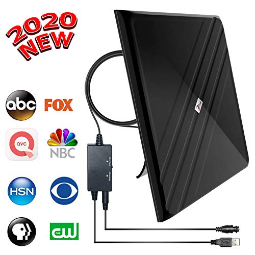 [2020 Upgraded] Amplified HD Digital TV Antenna - Best 120 Miles Range Indoor