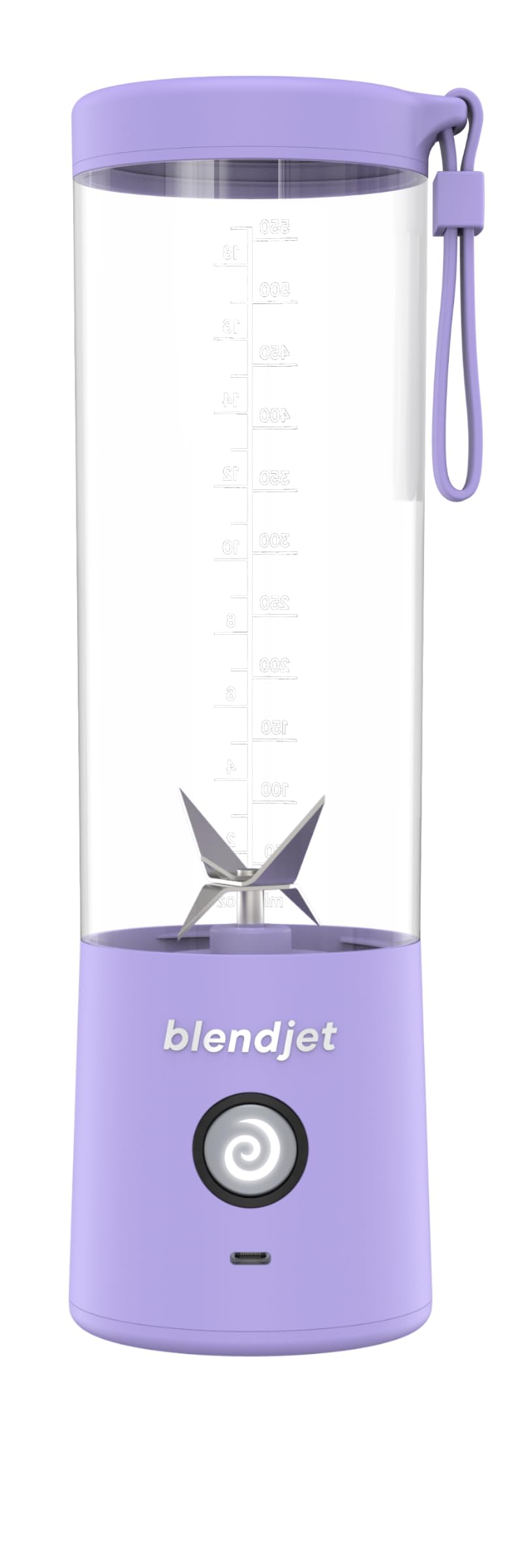 BlendJet 2 Portable Blender for Smoothies & Shakes - BlendJet Cordless Personal & Small Blender, USB-C Rechargeable & Self Cleaning - (Mint, 16 oz.): Lavender 16 oz.