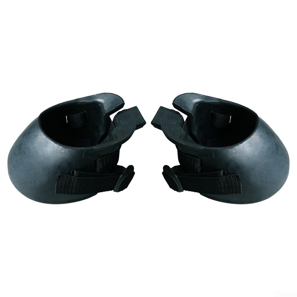 2 stuks antislip rubberen paardenhoefschoenen, set hoefbeschermingsschoenen beschermt hoeven (S