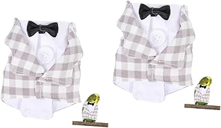 Balacoo 2 Pçs Roupas De Pássaro De Estimação Roleplay Traje Decorações De Coelho Acessórios De Coelho Traje De Papagaio Roupas De Pássaro Fraldas De Coelho Criativo Traje De Pássaro