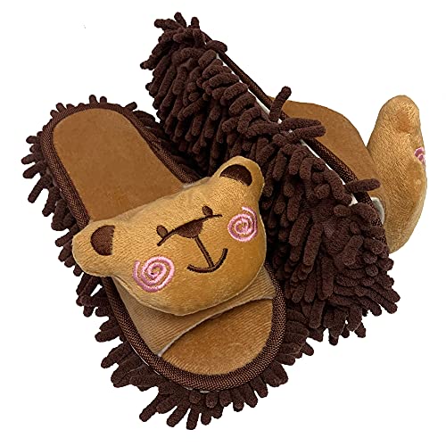 Image of Selric Super Chenille Microfiber Washable Mop Slippers Shoes, Detachable Mopping Shoes, Floor Dust Dirt Hair Cleaner, Multi-sizes Multi-Colors Available