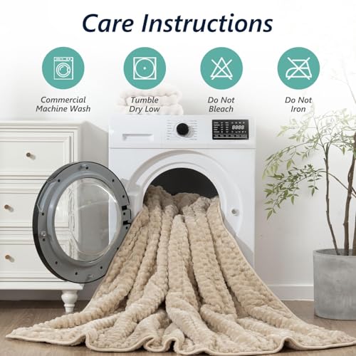 Image of Mr. Sandman Weighted Blankets for Adults, Queen Size 80 x 87 Inches, 15lbs