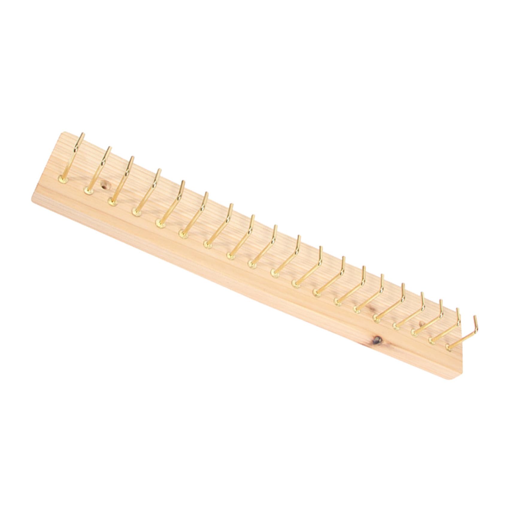 Estante de madera de diseño único para colgar collares de alta gama