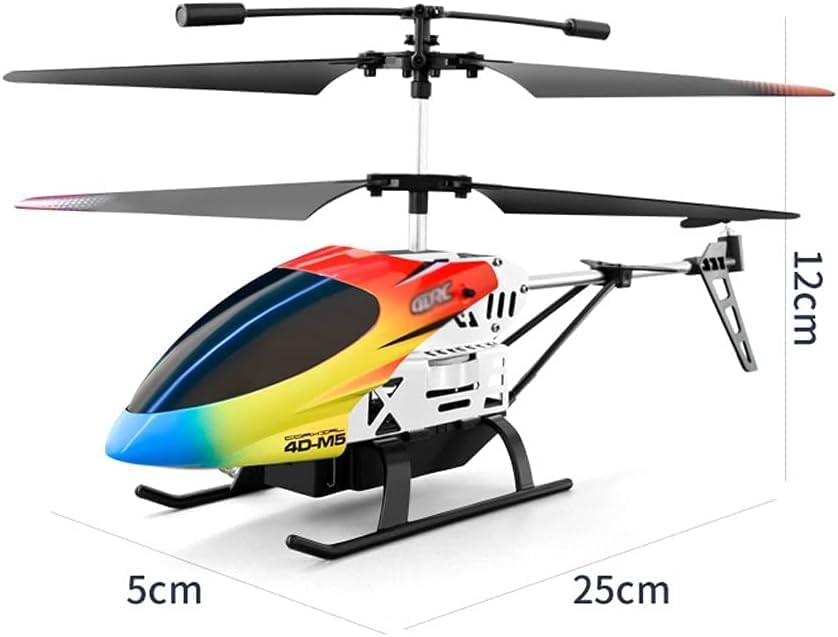 Image of FFTFH Helicopter for Kids Altitude Hold 2.4GHz RC Helicopters with Gyro for Beginner Toys Indoor Flying with 3.5 Channel LED Light Multi Color