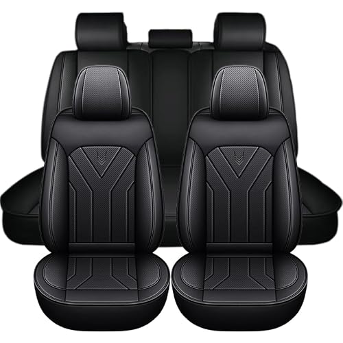 GQCUHMEMY Car Seat Covers, for Seat Ibiza 6J 6L 6P KJ Car Seat Cushion Front Rear Protectors Full Set Waterproof Accessories,A