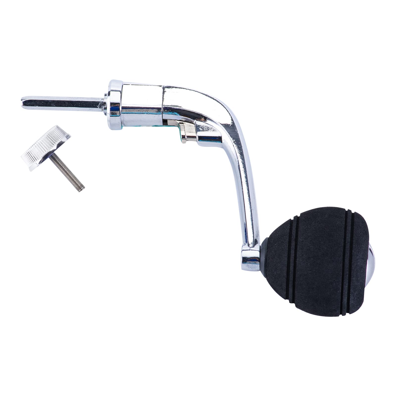 Goture 3pcs Fishing Reel Handle Metal Rocker Arms Grip Spinning Reel Replacement Grip Parts with EVA Knob Fishing Spinning Reel Handle, 3 Size