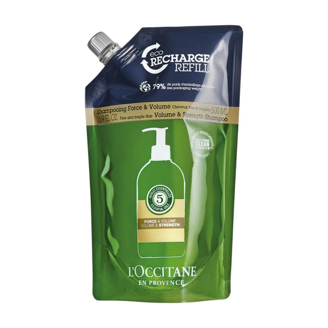 L'Occitane Anti-Hair Fall Strength & Volume Shampoo Refill, 500ml-image-22