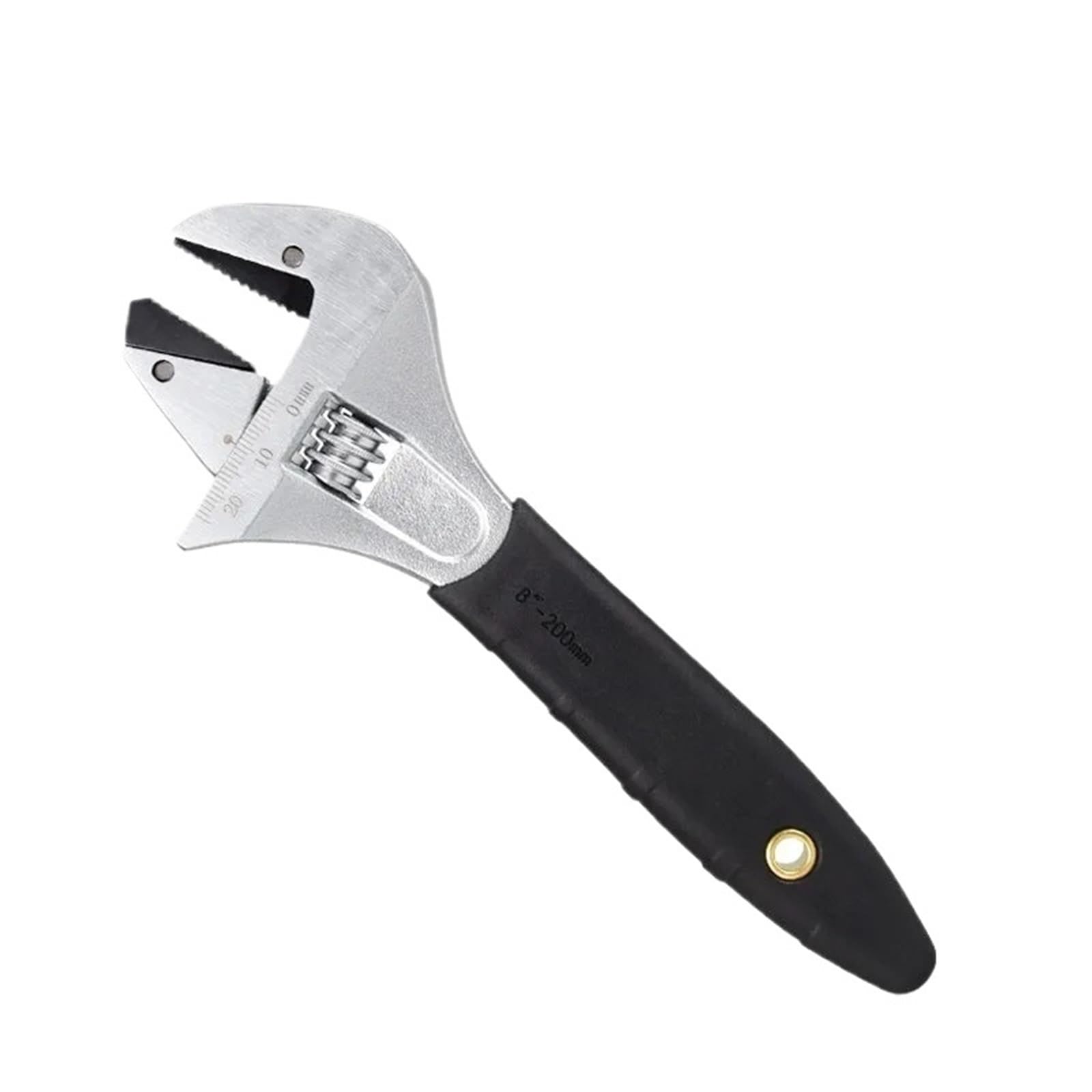LUYSGBXR Adjustable Wrench Adjustable Ratchet Wrench with Non-Slip Handle, Plumbing Bathroom Pipe Repairing Tool(8 inch)