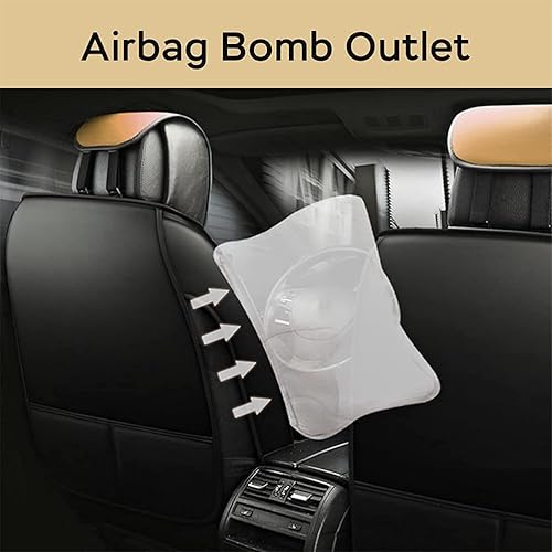 Miniatura 3 de Fundas de asiento delantero y trasero para M.a.z.d.a2 2011-2014 Funda de asiento de coche de lujo de cuero sintético deportivo transpirable cómodo