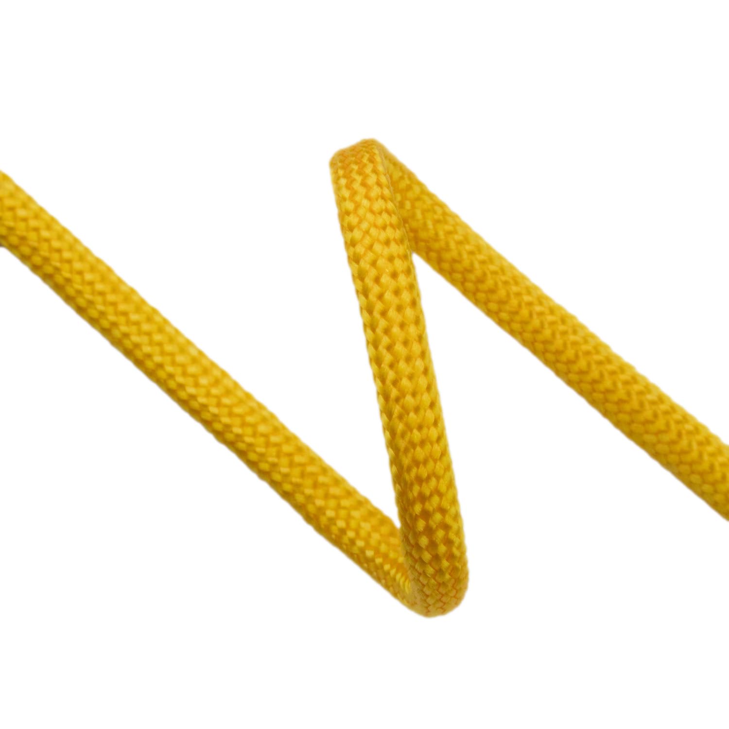 MITSY Paracord largo 4 mm 25 metri giallo sopravvivenza paracadute corda attrezzatura outdoor campeggio