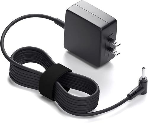 PowerSource Adaptador CA extra largo de 26 W de 7 pies para Samsung-Chromebook-Charger 3 y 2 500C 500C13 Xe500c13 501C PA-1250-98 Xe501c13 Xe500c12