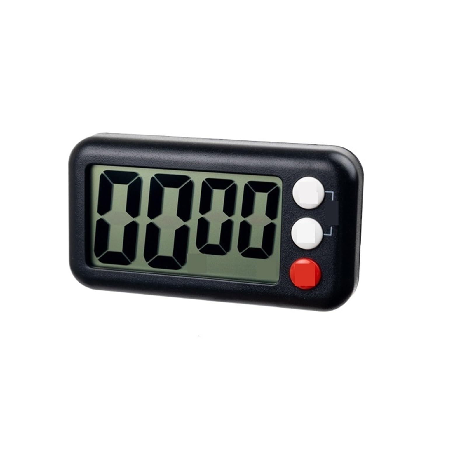 Kitchen Mini Electronic Timer Reminder For Massage Bath Center Countdown Function Stand And Magnet Digital Study Reliable Efficient(BLACK)