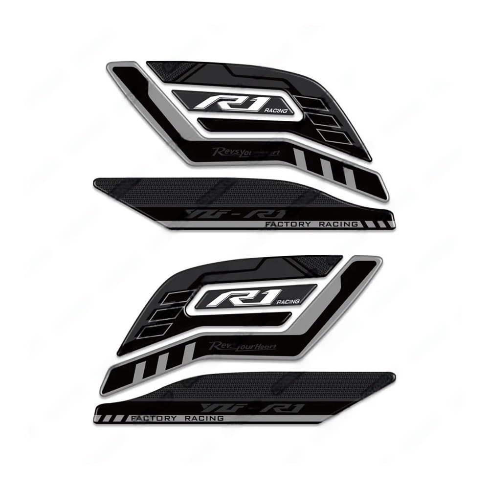 Motorcycle Fuel Tank Pad Stickers Tank Protector Decals for Ya&maha YZF R1 R1M YZFR1 2015-2023 Tanks Pad Protector
