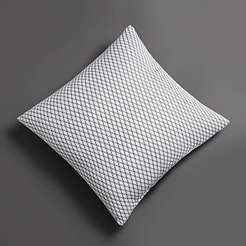Image of LA VERNE Luxury Premium Cloth Microfibre Blown Technology Filled Sofa Cushion Filler Pack of 5 (16 inchX16 inch) (Silver)
