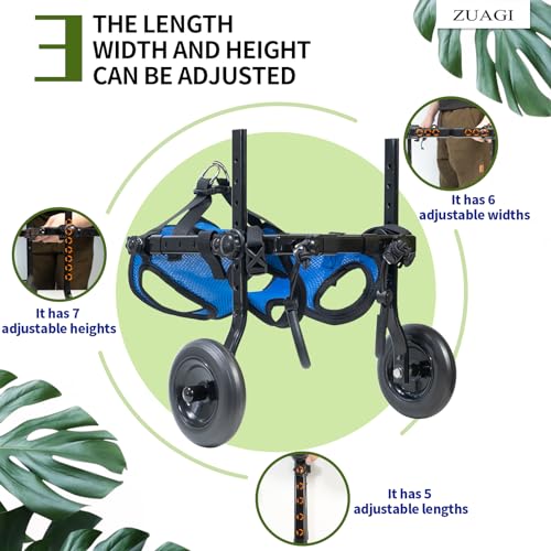 Fauteuil roulant réglable chiens handicapés aide mobilité - 4