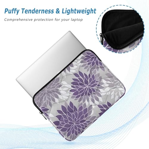 Funda para portátil floral lilac 13-14 pulgadas resistente y impermeable miniatura 5
