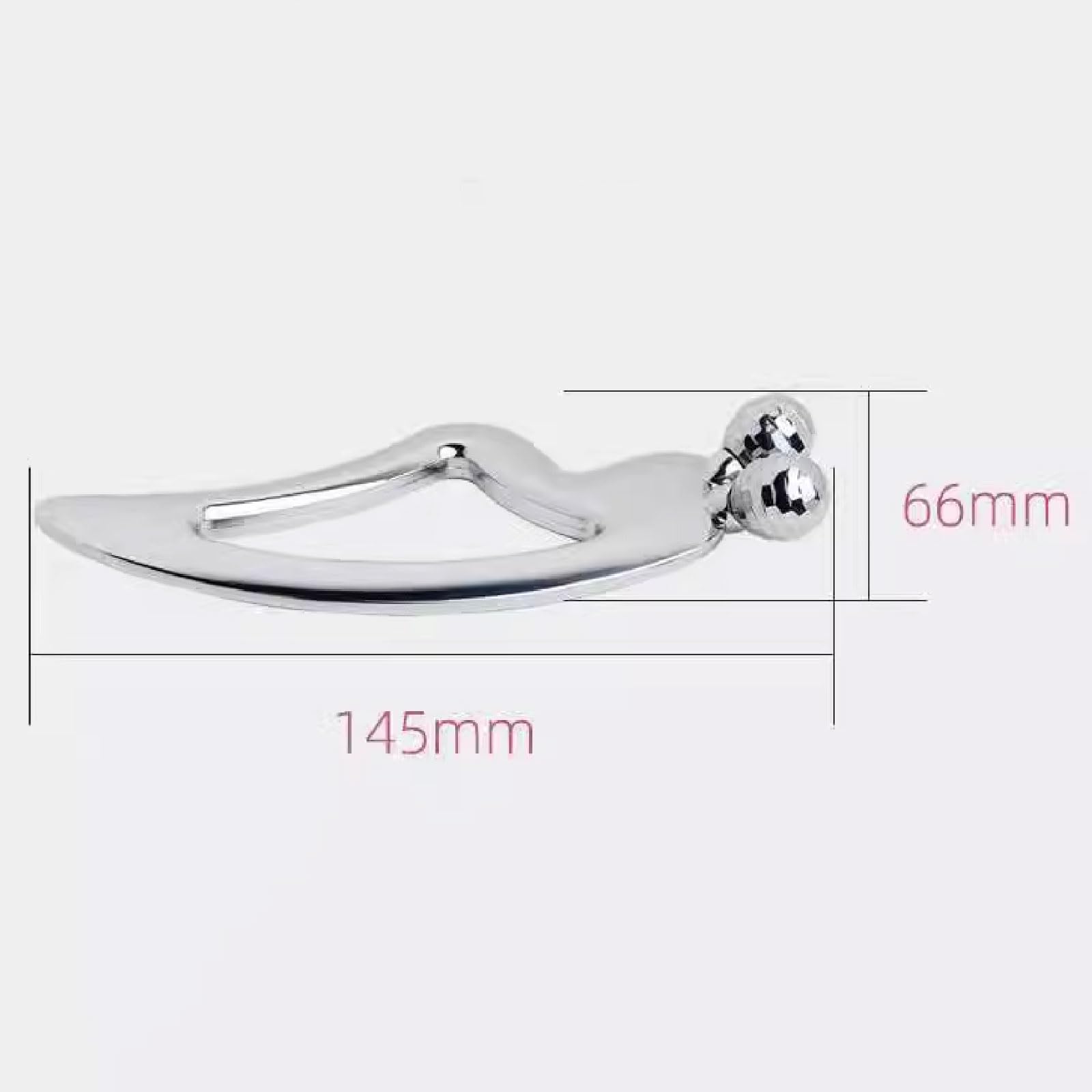 Kratzbrett Metall-Schabeplatte, Roller, Gesichtsschabbrett, Gesichtshaut, Gua-Sha-Brett, Gesichtsformung, manuelle Hebe- und Straffungsschabplatte Massagewerkzeuge