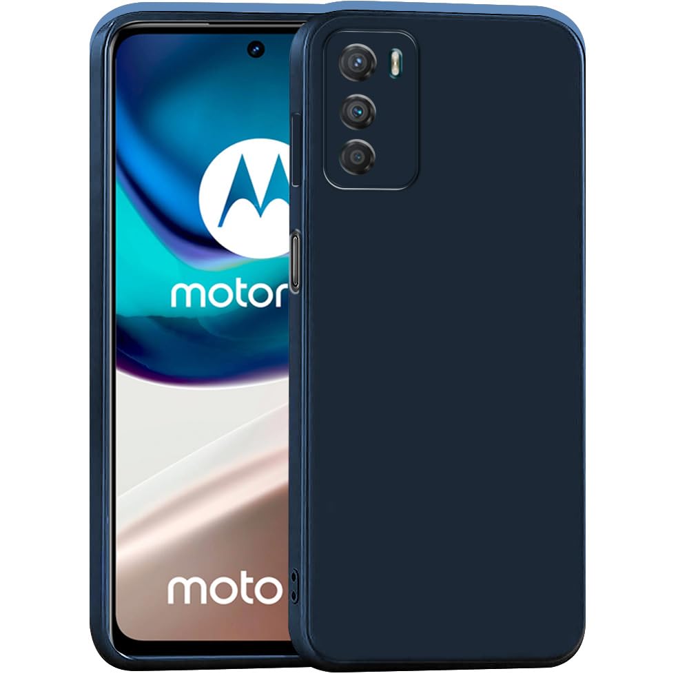 amazon basics Mobile Cover for Motorola Moto G42 4G | Full Camera Protection | Premium Liquid Silicon Case | Flexible Bumper Case for Motorola Moto G42 4G (Dark Blue) (B0D5WH8FBS) Amazon Price History, Amazon Price Tracker