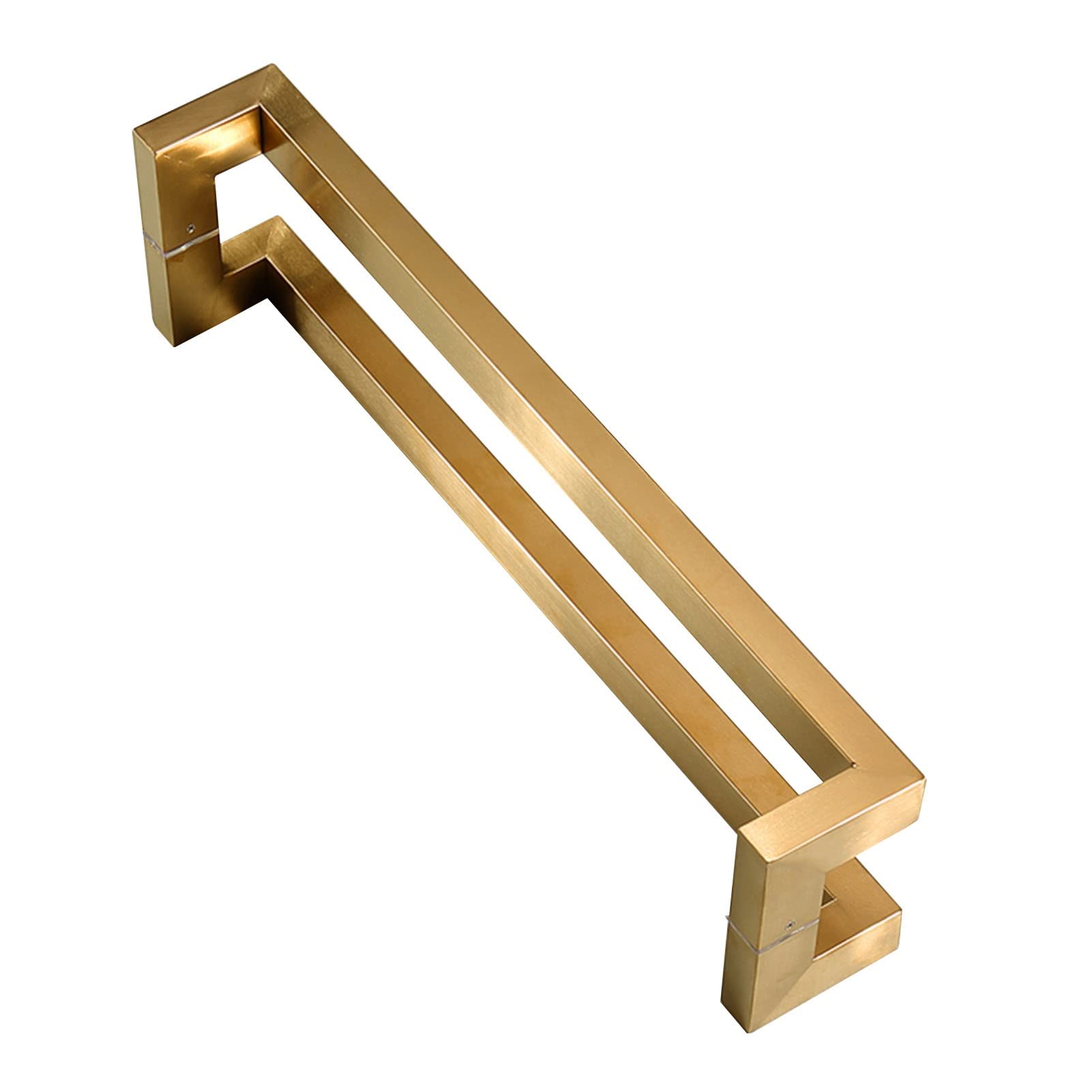 MXXQRHF Heavy Duty Stainless Steel Barn Door Handle - Modern Push Pull Bar for Shops, Bars & Glass Doors - Long Commercial Grade Handle - Available in 5 Colors
